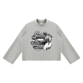 Raw Edge Baggy Long Sleeve