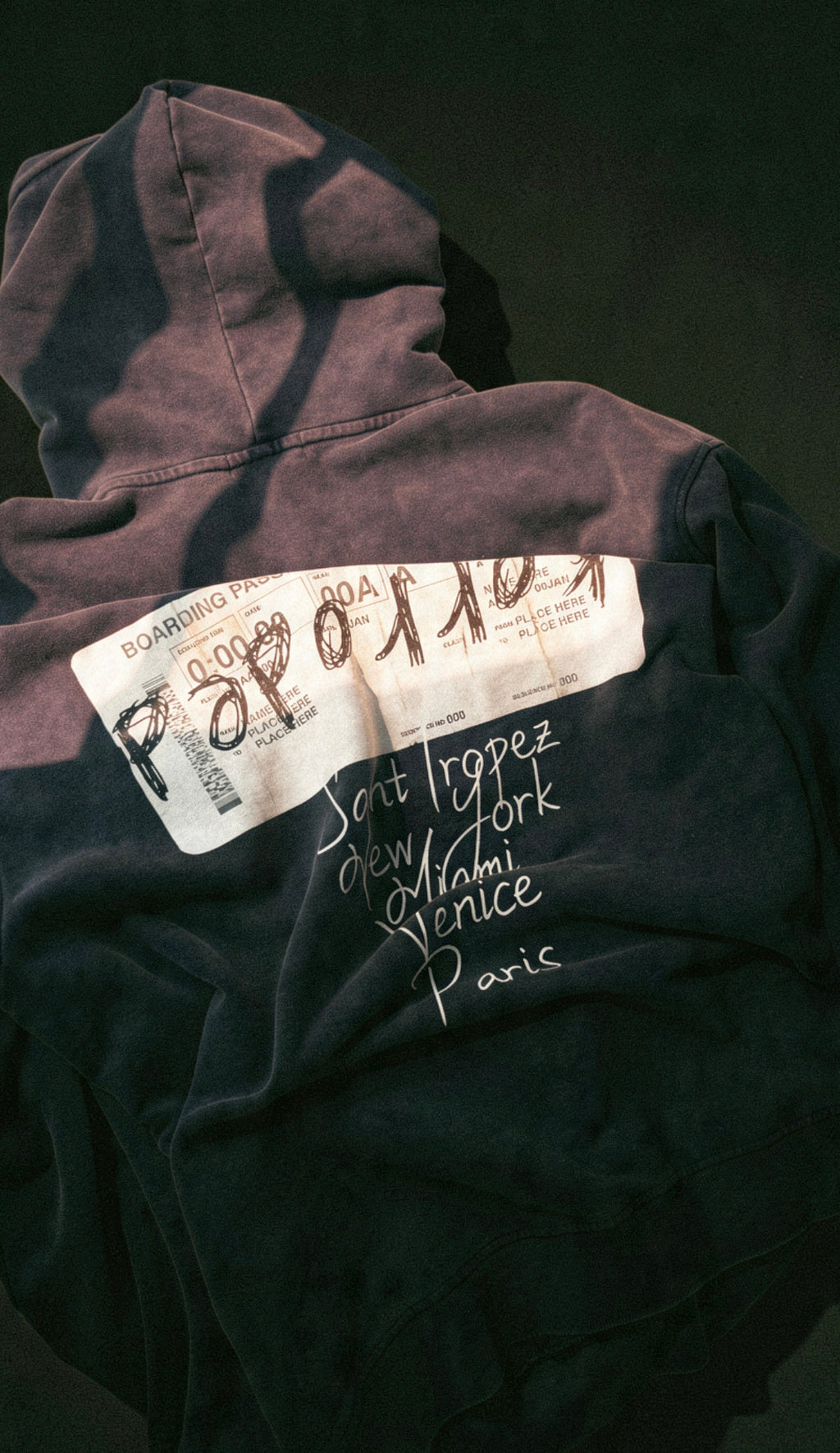 Korroded Washed Cotton Hoodie
