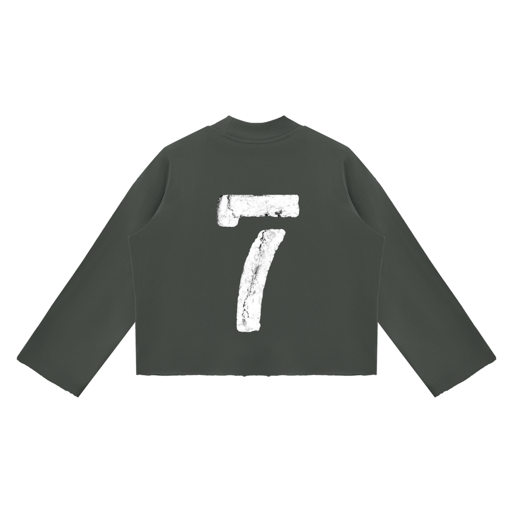 Raw Edge Baggy Long Sleeve