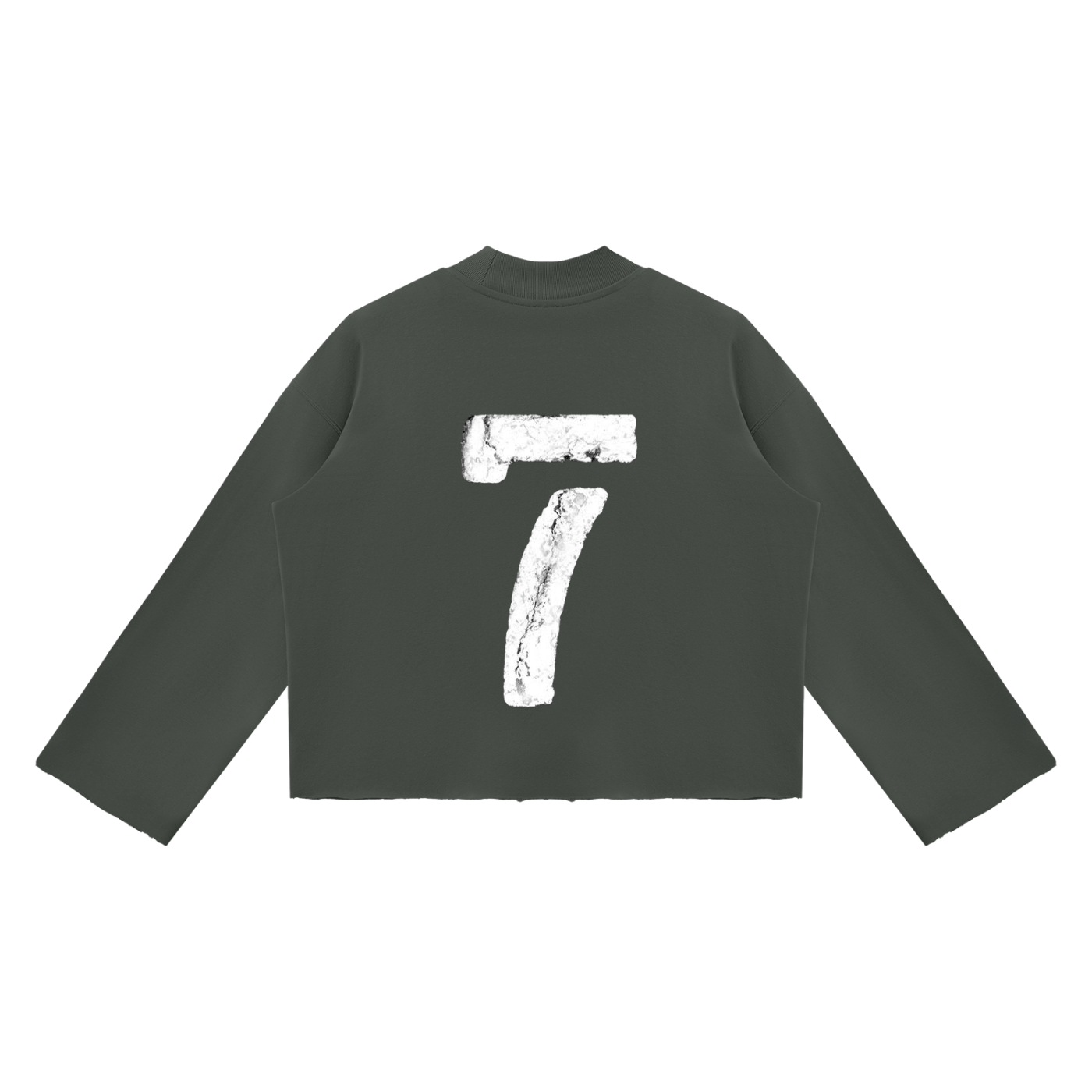 Raw Edge Baggy Long Sleeve