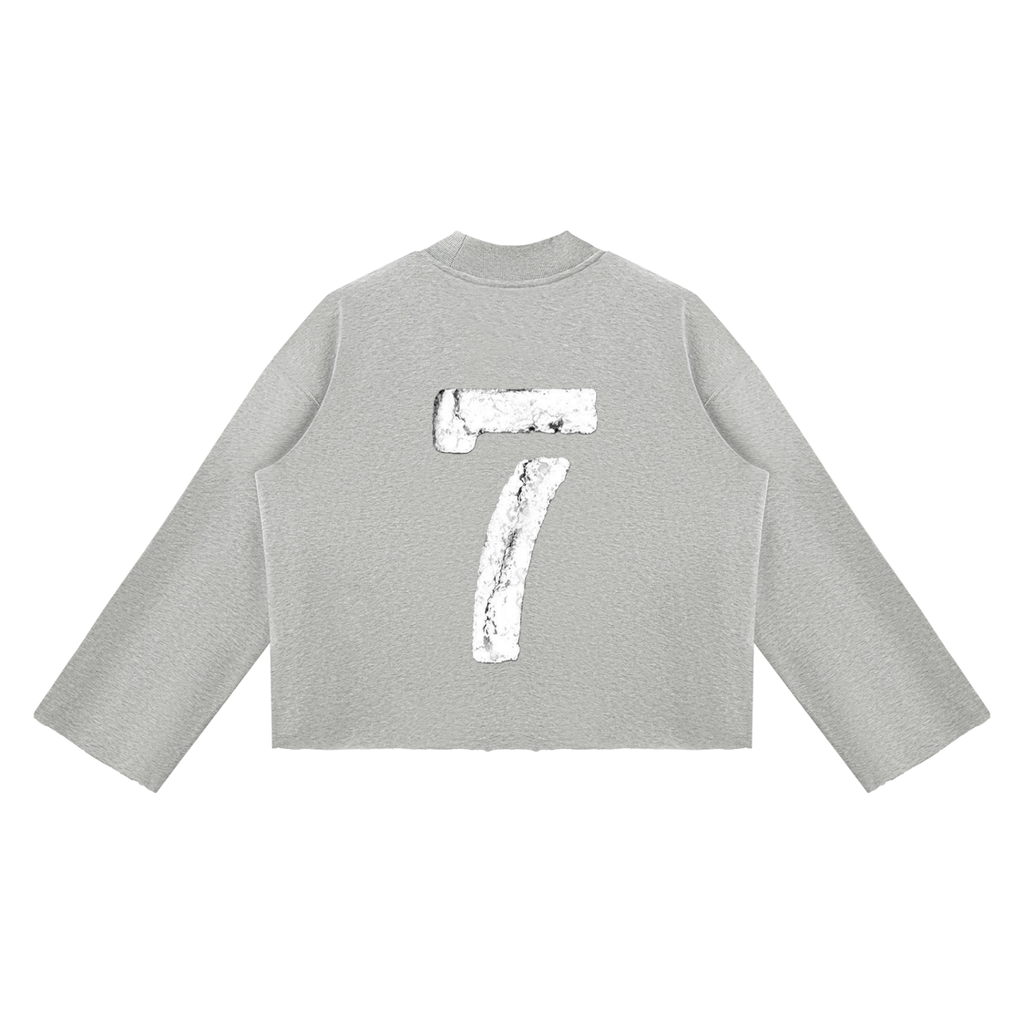 Raw Edge Baggy Long Sleeve