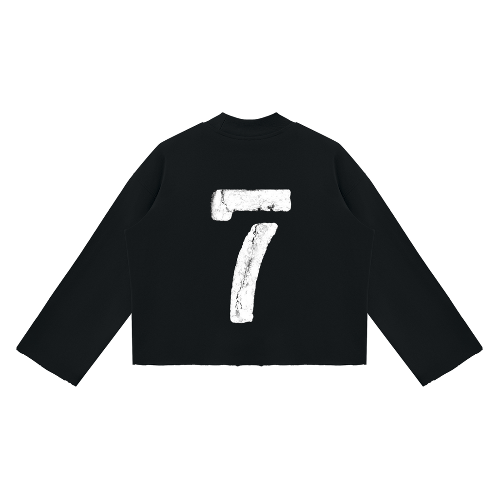 Raw Edge Baggy Long Sleeve