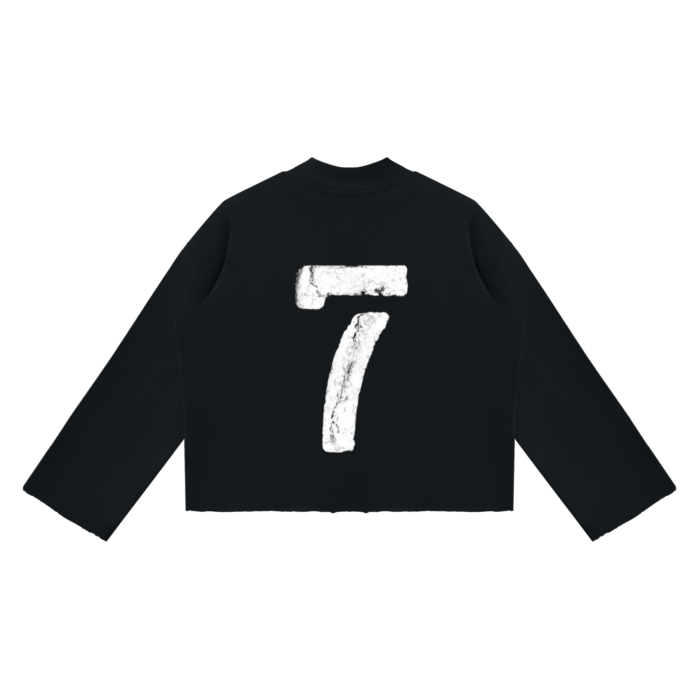 Raw Edge Baggy Long Sleeve