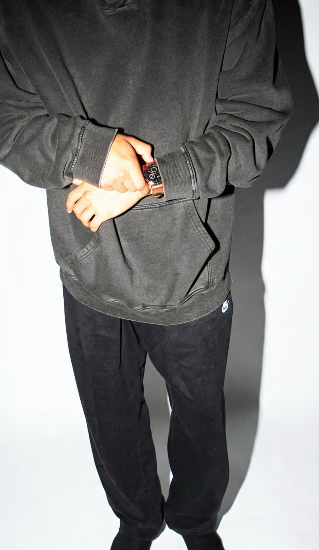 Korroded Washed Cotton Hoodie