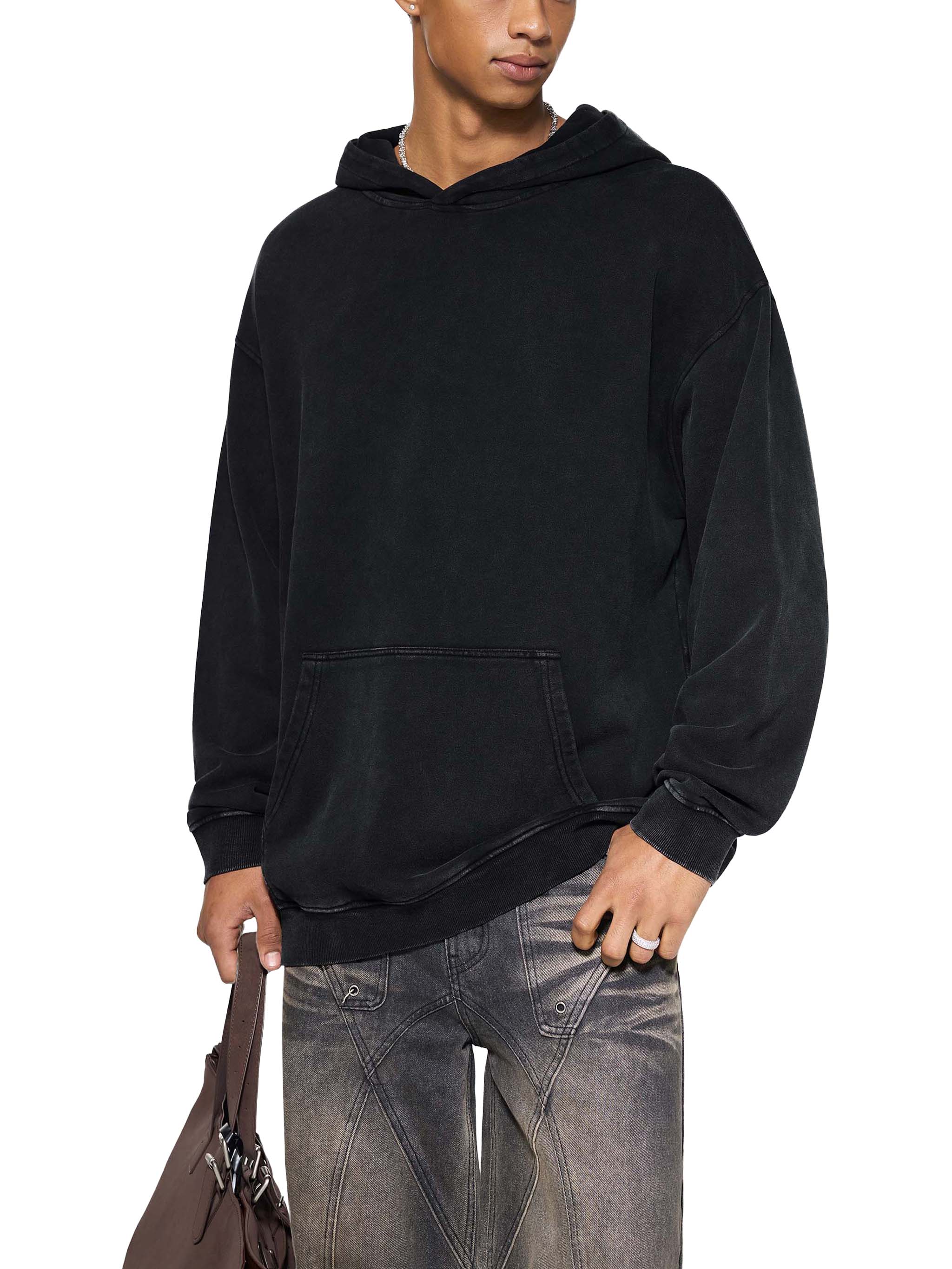 Korroded Washed Cotton Hoodie